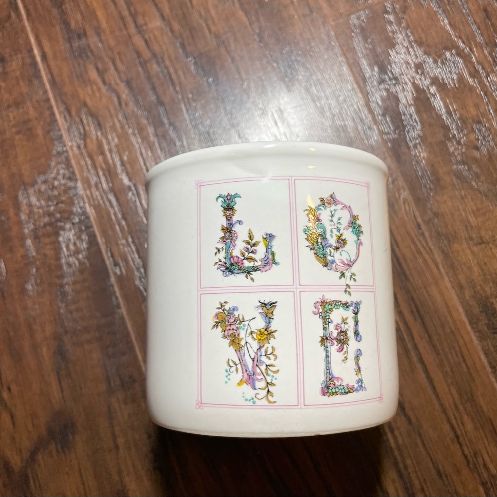 Vintage National Potteries Love Planter